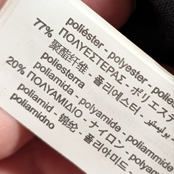 Zara Black Square Neck Tank with Tie Shoulder Straps - Picture 10 of 10